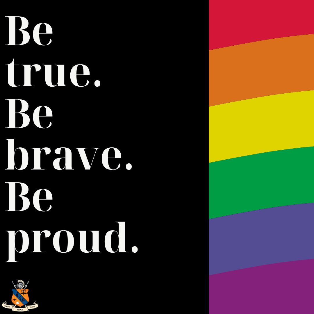 Happy Pride Month to our LGBTQIA+ Brothers🧡💙🏳️‍🌈! 

For more information and educational resources check out pride.com