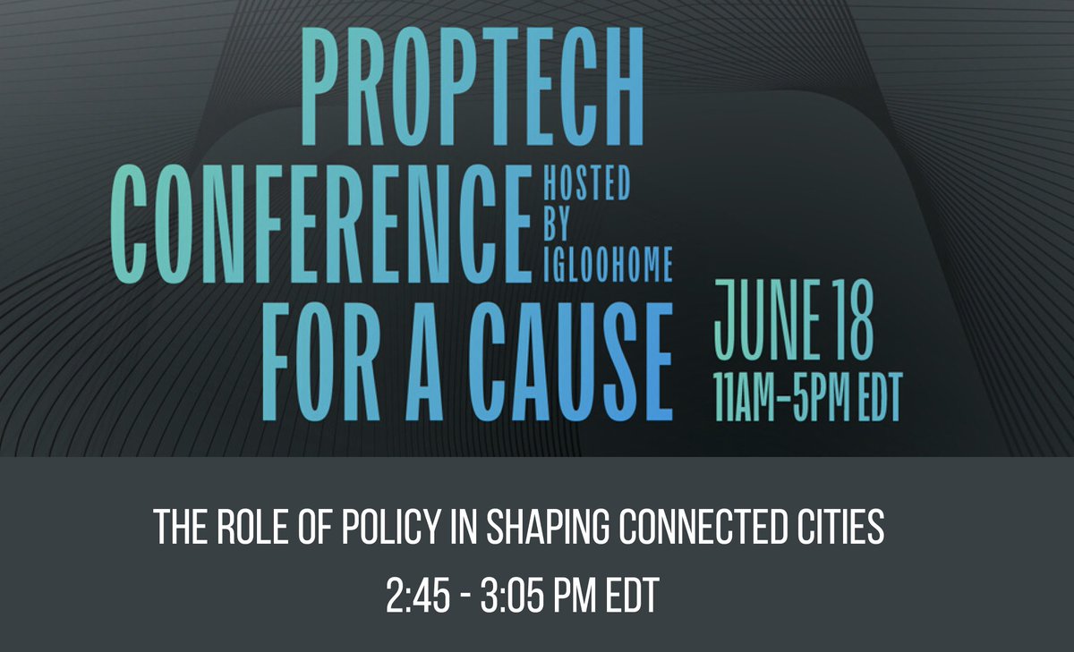 IntelligentBldg's tweet photo. Join @igloohomeco June 18 for its Proptech Conference for a Cause.  Don't miss this #online #conference with panel discussions about #propertytechnology, a virtual expo and networking. Reserve your spot: https://t.co/nNoe1cFzvl https://t.co/ddo6jQvmeg