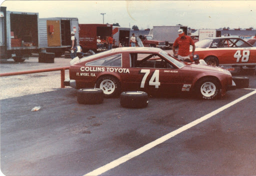 While that was the first manufacturer backed entry of Toyota in NASCAR, there had been some individual entries in the past like this one from Davey Allison in 1982 at Darlington.  http://racersreunion.com/tom-knox/gallery/57209/davey-allison-1982-toyota-dash-car