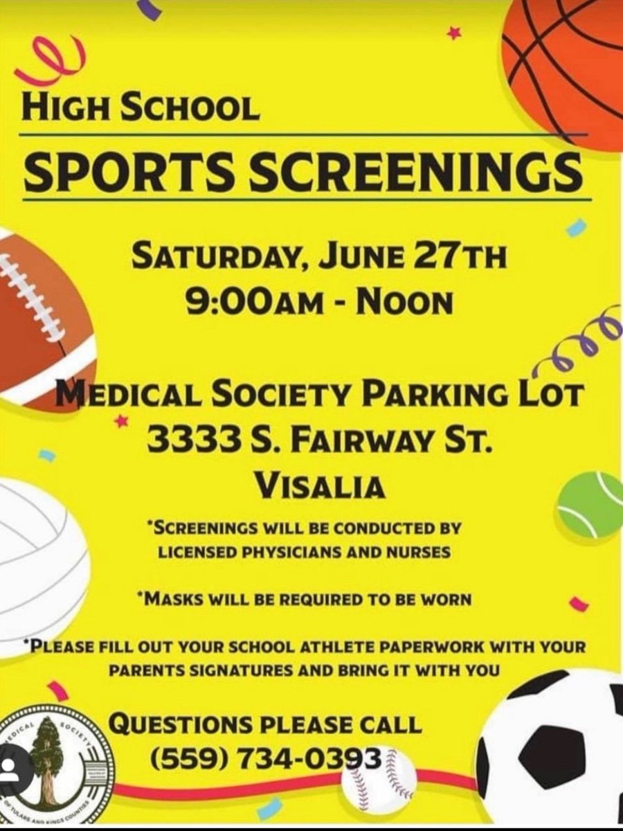 MWHSAthletics's tweet photo. This is free. All all athletes must have a sports physical completed before summer practices begin on July 1. Physical forms are on MW website, under Athletics heading. https://t.co/tPR8X5RpEv