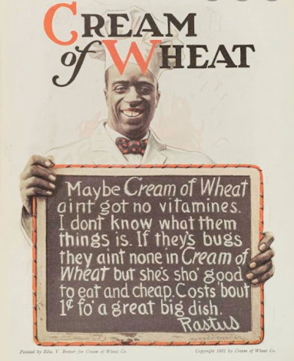 Cream of Wheat’s Rastus is a house ni**a, BTW.