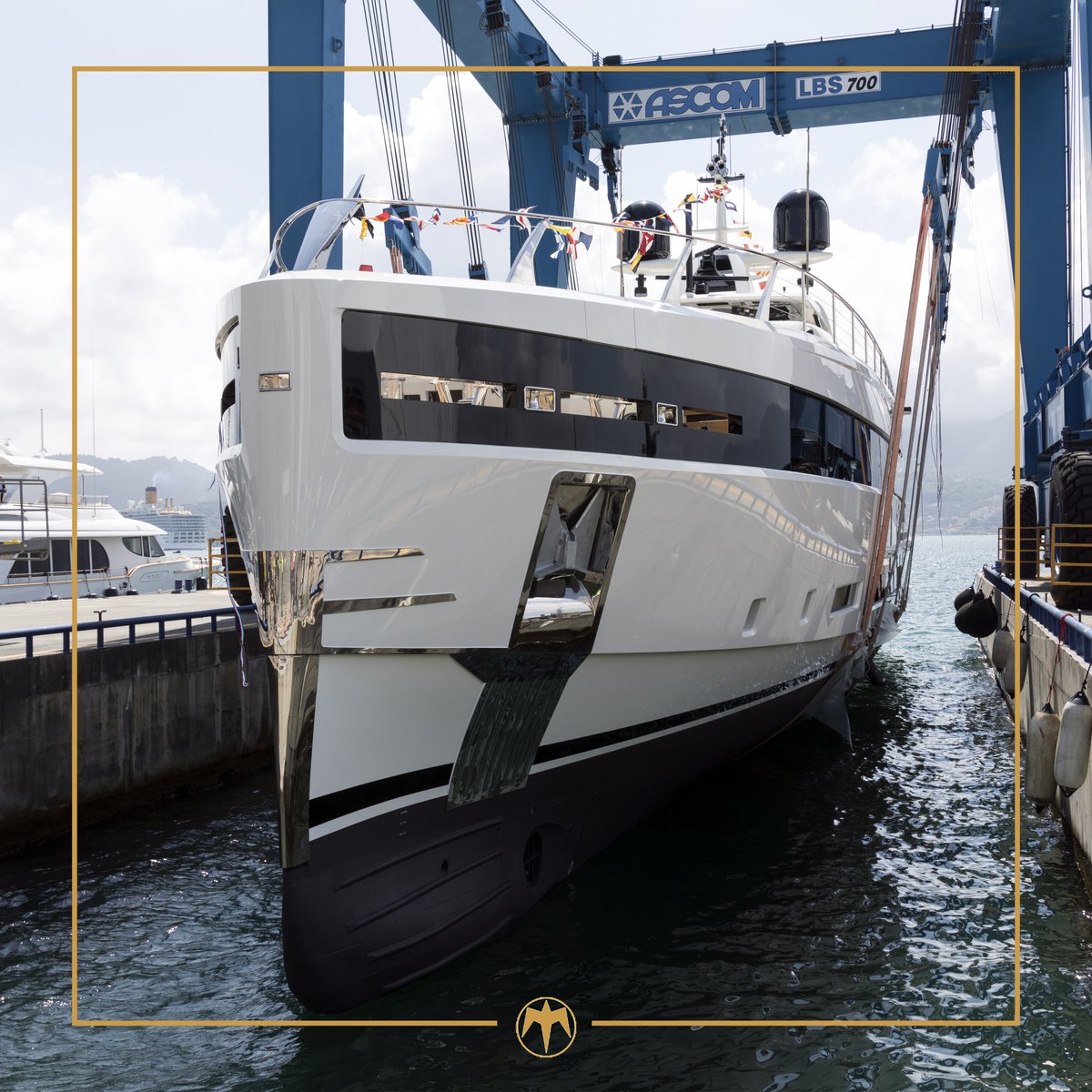 Baglietto launches hull 10232, a unique masterpiece, fully customized 40m rph designed in collaboration with Horacio Bozzo and Achille Salvagni.

#bagliettoyachts #launchday