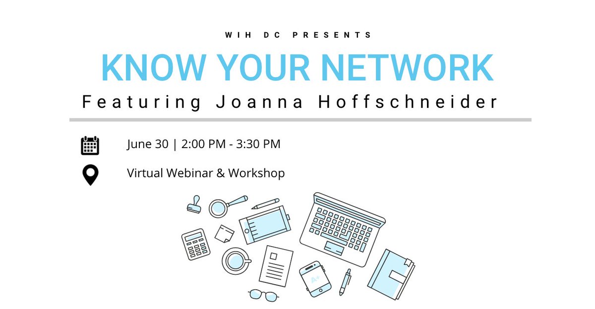 WomenInHealthDC's tweet photo. We build networks throughout our lives and it takes attention to keep them thriving and relevant. Learn how to grow, maintain, and leverage yours by registering today for our webinar &amp; workshop! https://t.co/2rLagJ96s8 https://t.co/pJI3jJTnXI