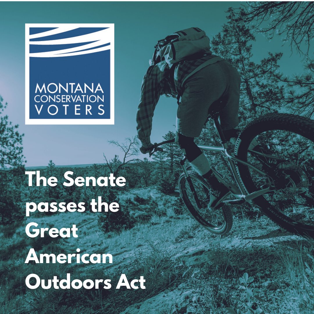 𝐁𝐑𝐄𝐀𝐊𝐈𝐍𝐆 𝐍𝐄𝗪𝐒: The Senate just passed S. 3422 which will fully  #fundlwcf at $900 million/year in perpetuity!⁣⁣Although we’re pleased  @SteveDaines listened to Montanans, we hope this is the beginning of a real trend, not a one-off election year lift.  #mtpol  #mtnews