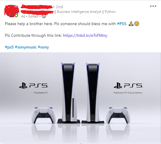 bodepase's tweet image. #LinkedIn on another level

#paylinkng