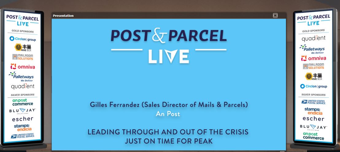 escher_group's tweet image. Great presentation was given today by Gilles Ferrandez of An Post at #PostandParcelLive!