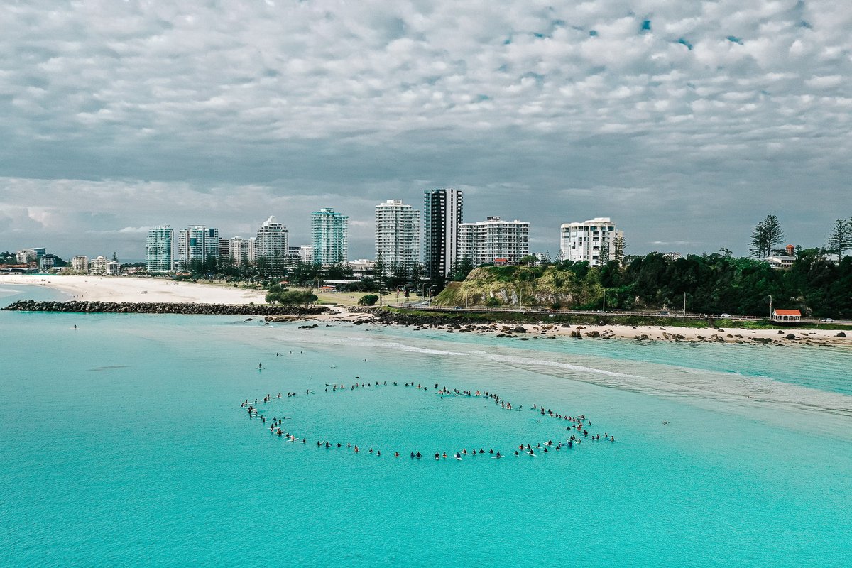 WSLOneOcean's tweet photo. One year ago, we marked our commitment to #StopTrashingWaves with paddle outs around the world for #InternationalSurfingDay. As we head into ISD this Saturday, 6/20, we're inspired by the activism &amp; paddle outs for social justice and the environment alike. https://t.co/zJgKaPT5AC https://t.co/euIYm93P4W