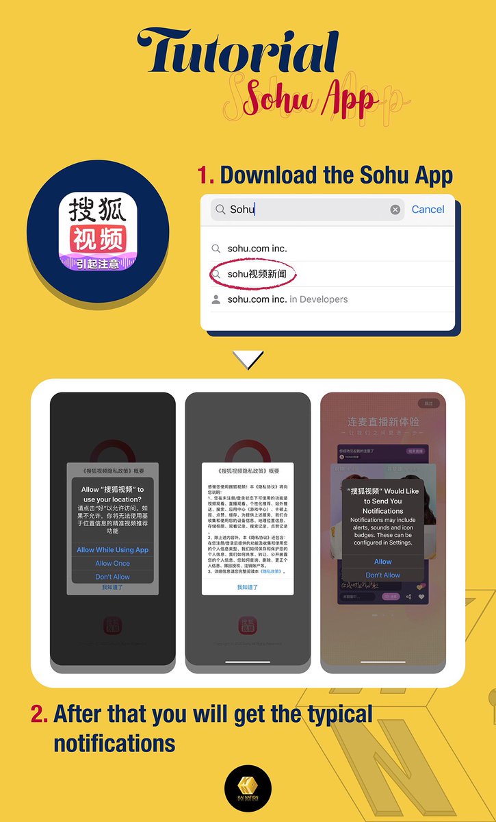 KaiNationUnion_'s tweet image. Follow these steps in case you get adverts the moment you download the app. 

#KNU_Tutorial