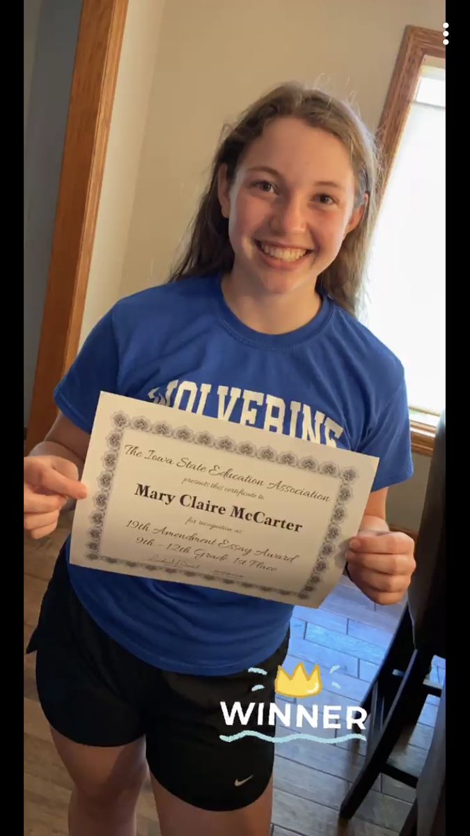 NicholsonTonya's tweet photo. This girl never stops! Congratulations to MaryClaire! #summertimelearning #rollblue https://t.co/vSCXKrmgpa