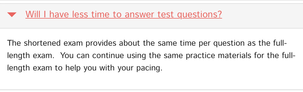 The next week, they informed us of the new test’s layout. After many students pointed out that the new format provided students *less time per question* as the format taken by students prior to COVID, AAMC announced that it was fine because it was “about the same.”! Really!16/