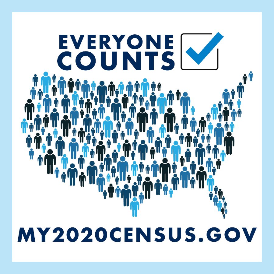 For the first time ever, you can complete the Census online! The Census ensures that power is distributed equally in our country and that everyone is counted, regardless of immigration status. Complete the #2020Census at my2020census.gov
