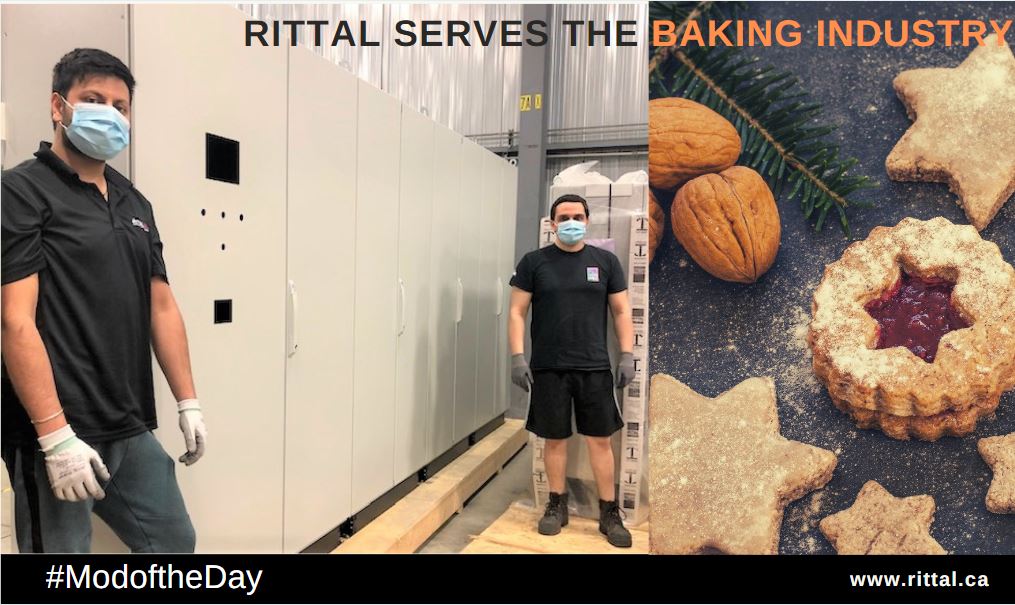 RittalCanada's tweet photo. #MofoftheDay TS MODs loved by the bakery industry in our Eastern Canadian Townships because the solution is so easy to integrate and adapt, cost-effective, and delivery is quick! #WeAreRittal #StrongerTogether #Enclosures #Modifications #Perforex #Bakery https://t.co/skU4hwkENm