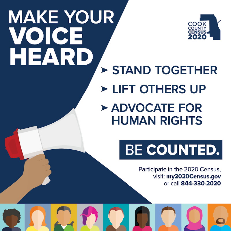 ChiCookWORKS's tweet image. Make your journey count and bring visibility to the needs of your neighborhood by filling out the Census at 2020Census.gov and encourage your family and friends to do the same. #CookCountyCensus #MakeILCount #ILCountMeIn2020