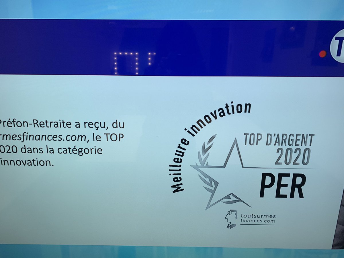 Prefon_Asso's tweet photo. Le contrat #PrefonRetraite a reçu le Top d’argent 2020 #PrefonTV Philippe Sebag, Président #AssociationPrefon explique que ce sont les assureurs qui portent le risque et non nos affiliés #agentspublics https://t.co/2iI5Ye7Bb1