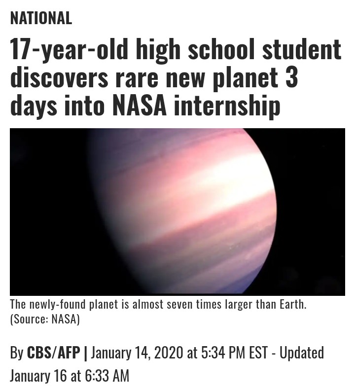 a new planet was discovered months after bts world was released and it looked remotely similar to it