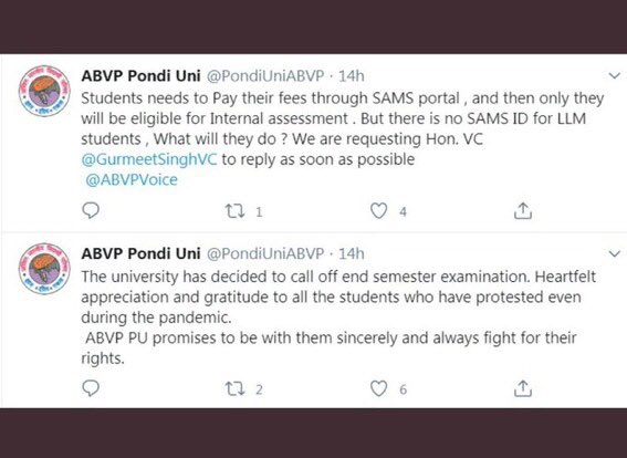 kfizkr's tweet photo. Dear Abvp, 

I’ve a doubt! 
What do you think we are? 
Fools or blind ? 

#Cancel_Exam2020 
#JusticeForStudents 
@ABVPVoice 
@ABVPMumbai https://t.co/LUye1PcWFF