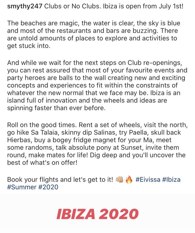 jay_smedley's tweet photo. IBIZA 2020 ❤️❤️❤️ https://t.co/lDUqZUXAFB