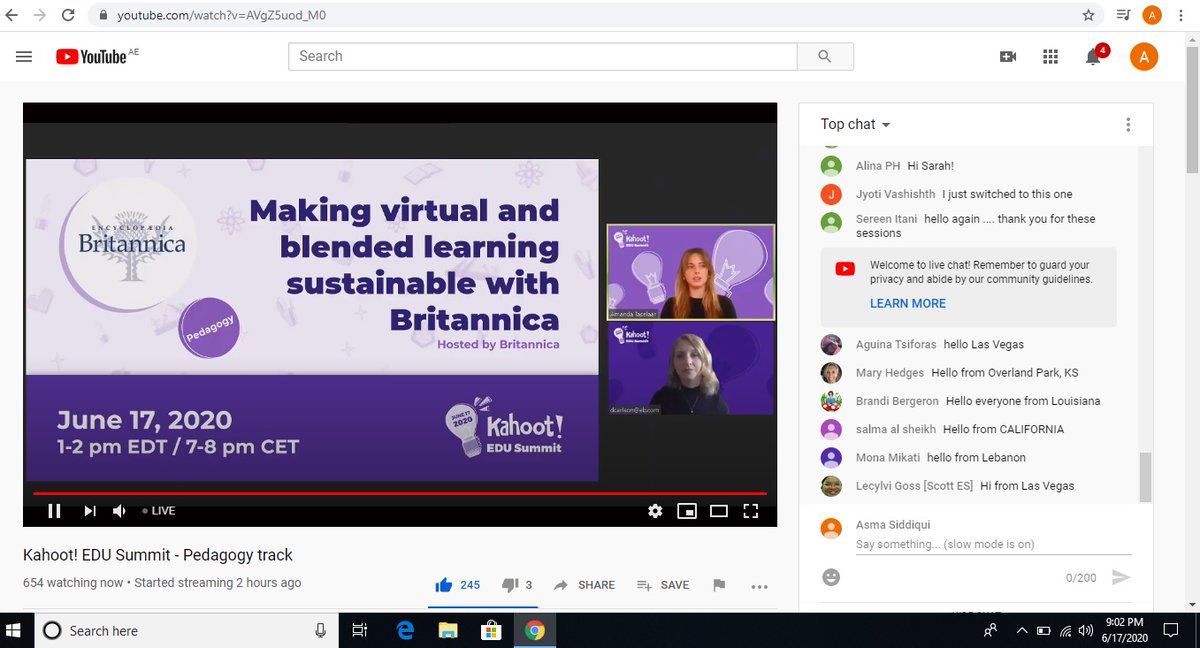 AsmaJSiddiqui's tweet photo. @GetKahoot
 
Thank you for such awesome Webinars. My students love playing Kahoot and I as a reward daily play kahoot with my class at group levels to boost up their learning. Thank you so much Kahoot for making learning fun for kids during Covid-19 #KahootEDUSummit https://t.co/XCtJfXdj37