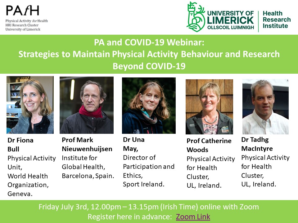Physical Activity for Health Research Centre @UL tweet media