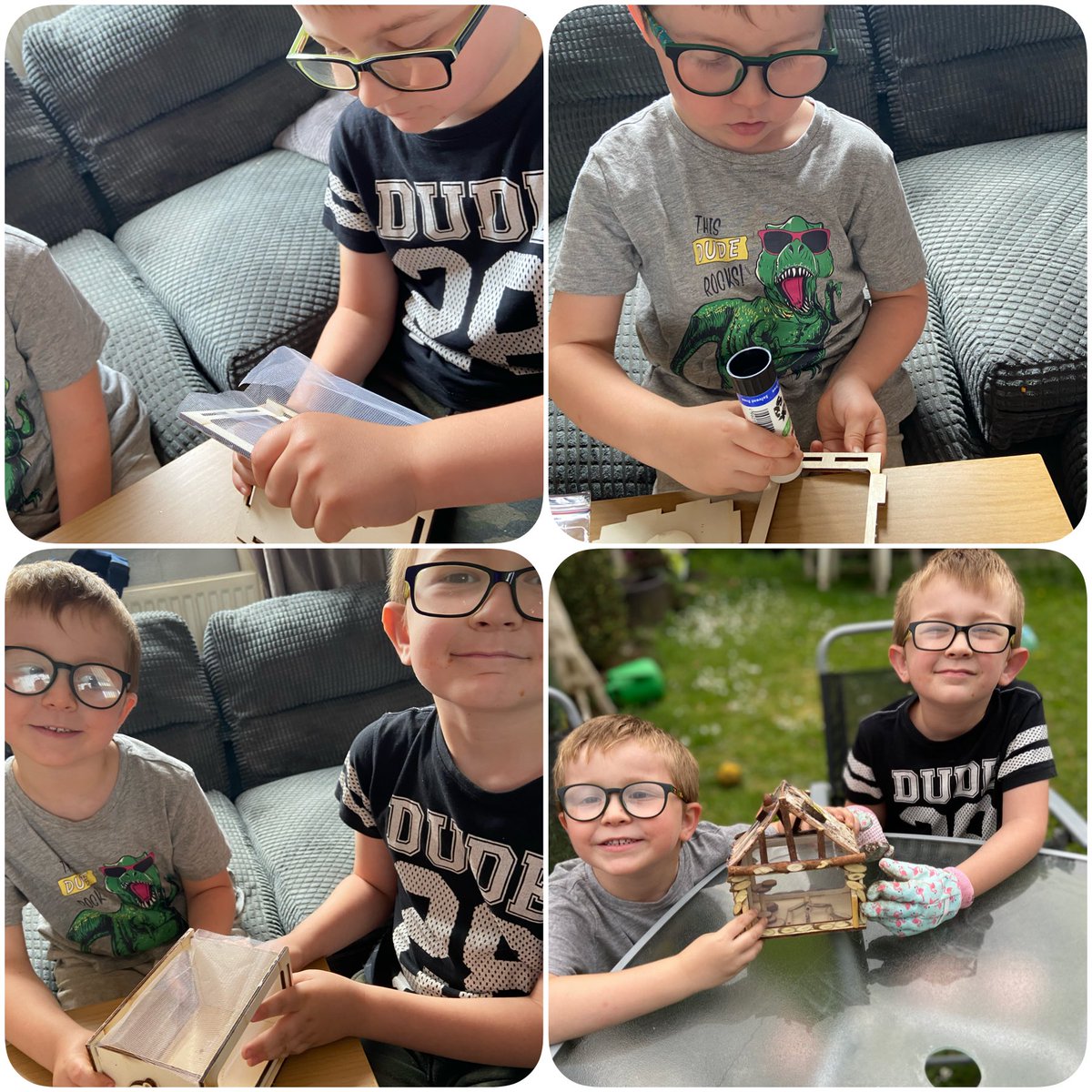 ClaireWidd23's tweet photo. @RedscopeSchool @mrs_mcclare @MrsTaylorClass2 @MrsHornung2 Well Joel & Jack really enjoyed taking part in the #rotherhamcreativelearning. Here they are doing their Bringing books to life task & bug box task. https://t.co/IqKLHki77t