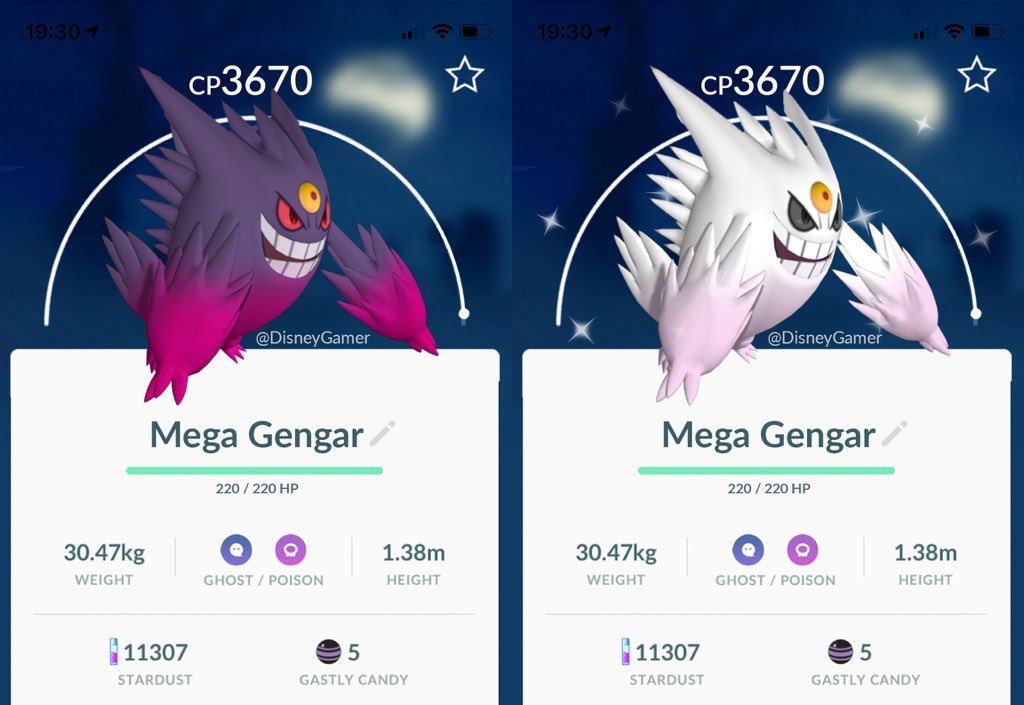 Shiny Mega Gengar Evolution! - Pokémon Go