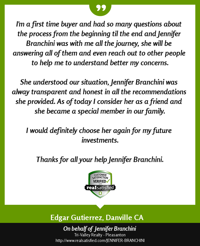 The relationship is what matters most. Thank you to all my clients! realsatisfied.com/JENNIFER-BRANC… via <a href="/realsatisfied/">RealSatisfied</a>