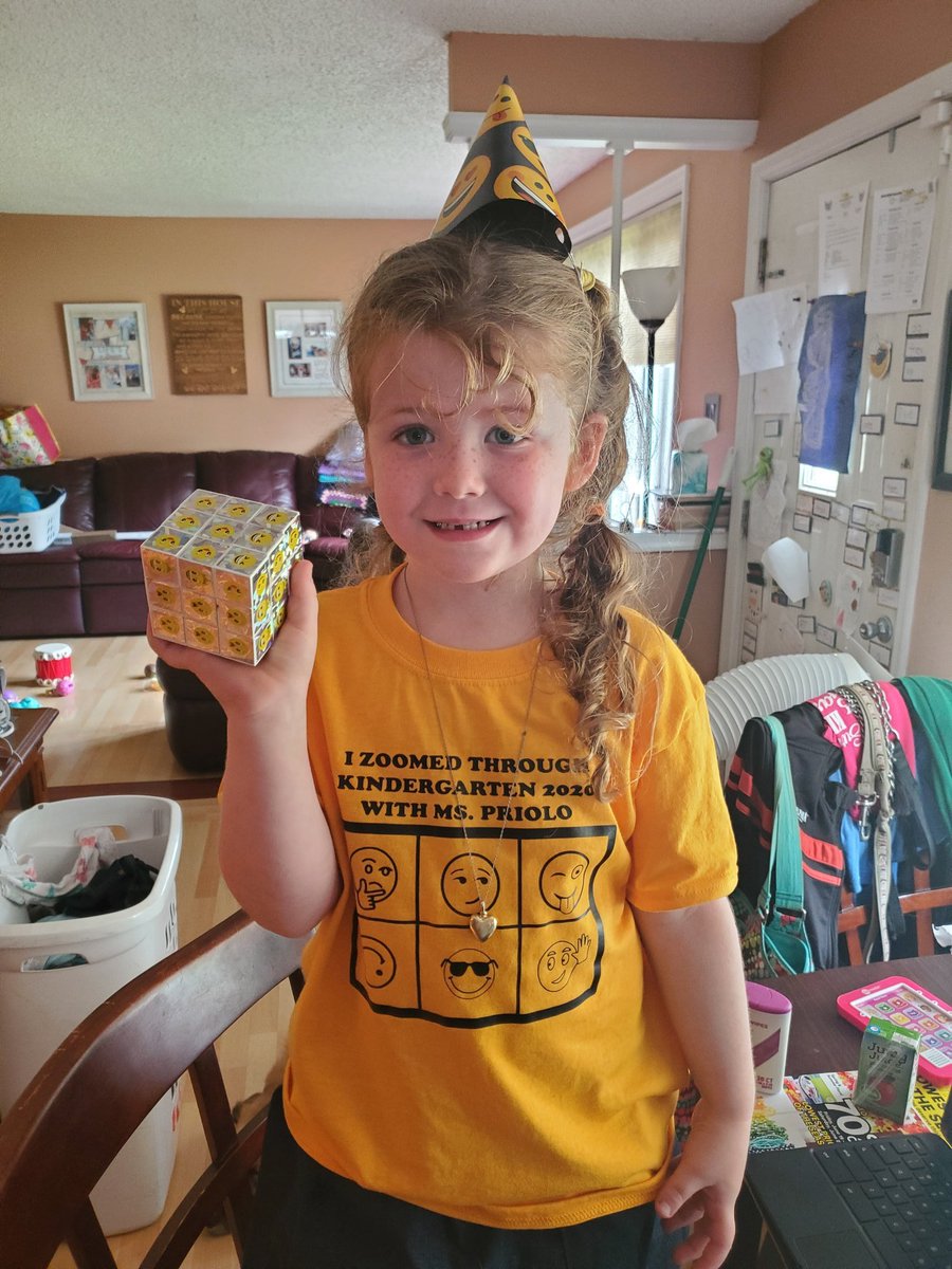 This little one was covered in tears because she realized she was moving up &amp; Mrs. Priolo wasn't going to be the teacher.  We can't thank her enough for ALL that she has done. She has been AMAZING through it all. Last day of school party happening now! <a href="/SomerdalePark/">Somerdale Park</a> <a href="/SPSgocavs/">Mr. Ford</a>