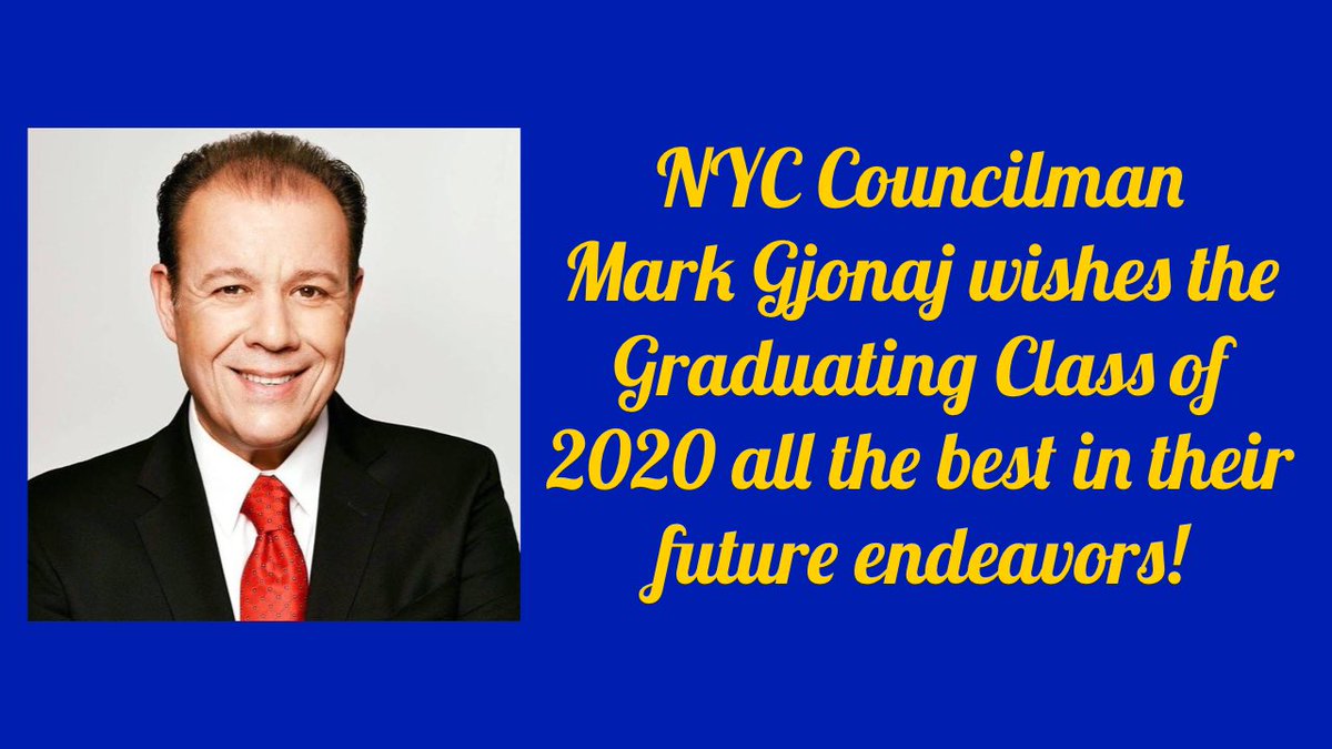 MarkGjonajNY's tweet image. Today I was pleased to attend and greet students, staff and parents of #PS105 at their #Graduation #CarParade. Congratulations to the #Classof2020 🎓