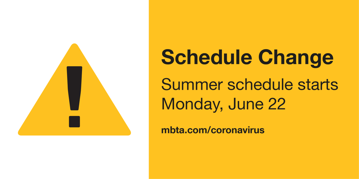 THREAD: New summer schedules go into effect on Monday, June 22. As we move forward with reopening and returning to the workplace, we expect a gradual increase in people riding with us. Here's what you need to know and what we're doing to get ready 
