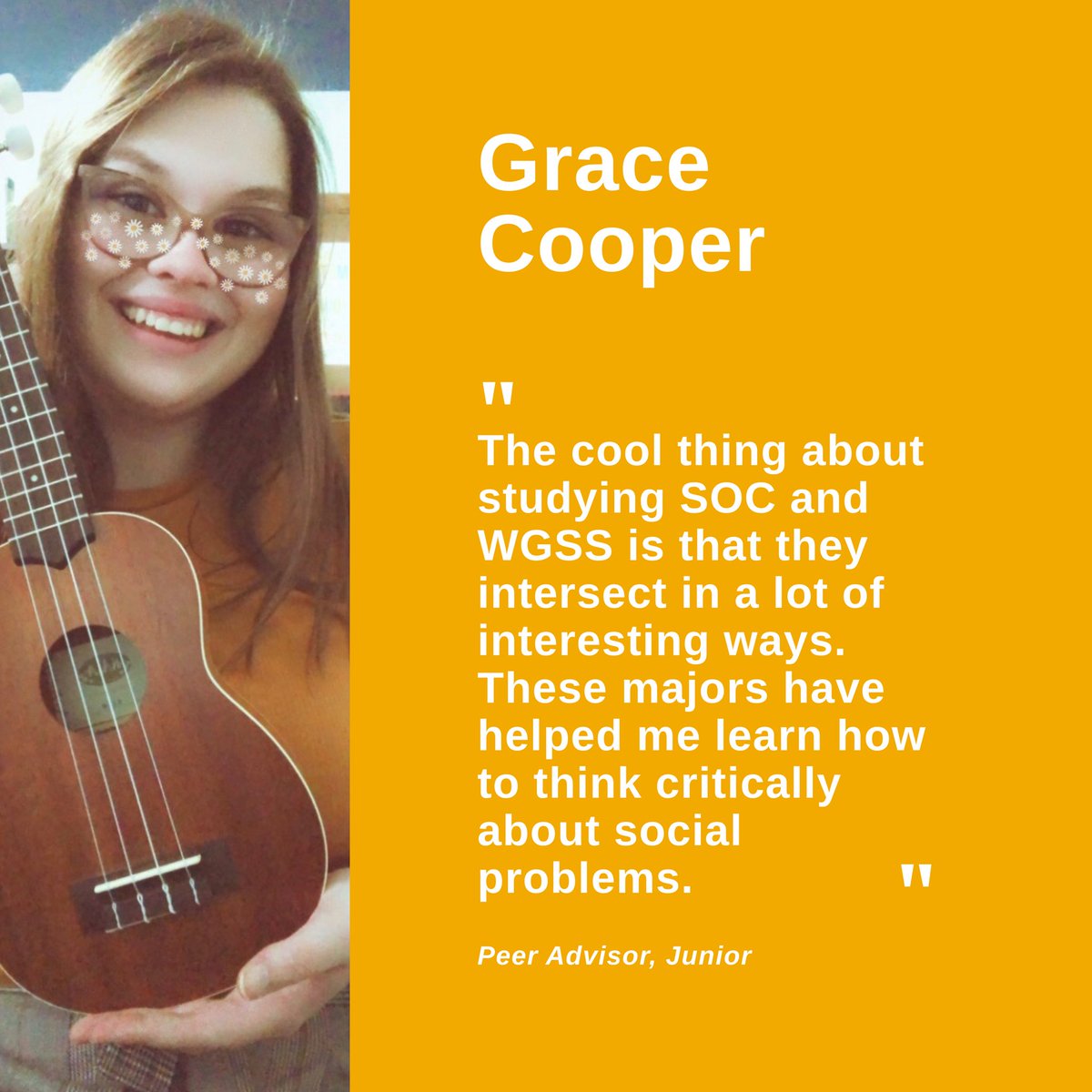 KUAdvising's tweet image. Meet returner Peer Advisor, Grace! 
They began at KU as an Exploratory Pathways student and have since found many majors that support their interests and passions. 
Check out our PA instagram for even more from Grace! {uacpeeradvisors}
More bios coming this week! #PathwaysKU
