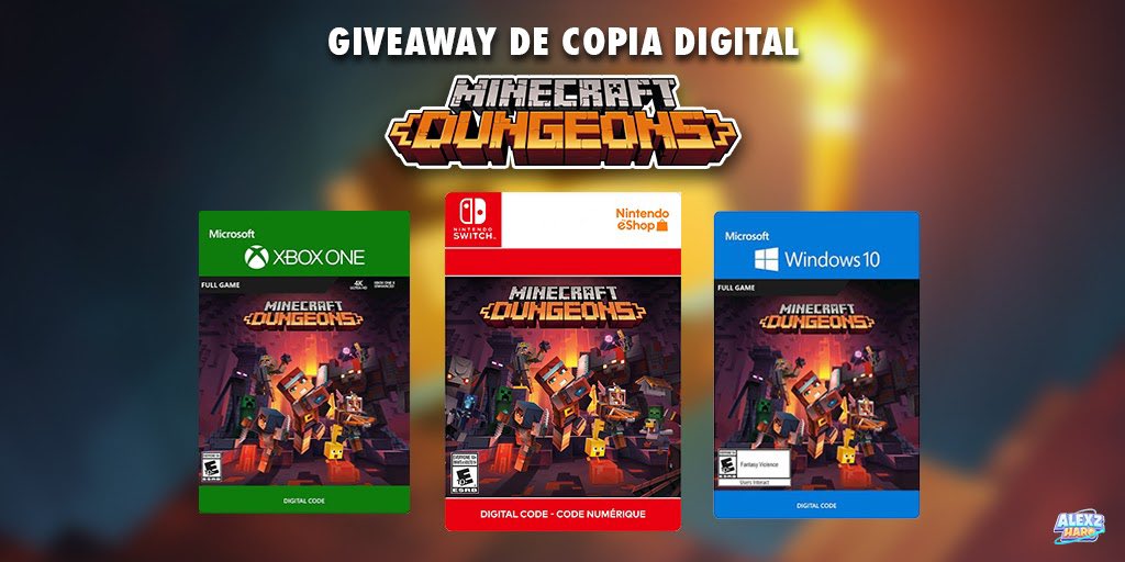 alexzvharo's tweet photo. 🎉🎁 GIVEAWAY 🎁🎉
¡Participa por una copia digital de #MinecraftDungeons! 

Para entrar:
✅ Seguir a @alexzvharo.
✅ Dar Like y RT (Sin comentario).
✅ Taggear a 2 personas en este post y poner para que plataforma lo quieres.

El ganador será anunciado el miércoles 24 de Junio. https://t.co/G5qaYtogJc