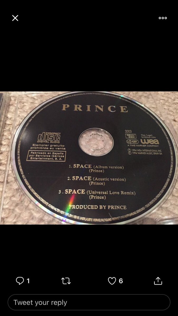 Album Version:We’ll come on to the Prince remixes later on as a couple are actually some of my favourites but first I want to talk about the album version.The album version appears on the B side of the single whereas the Universal Love Remix is on side A.