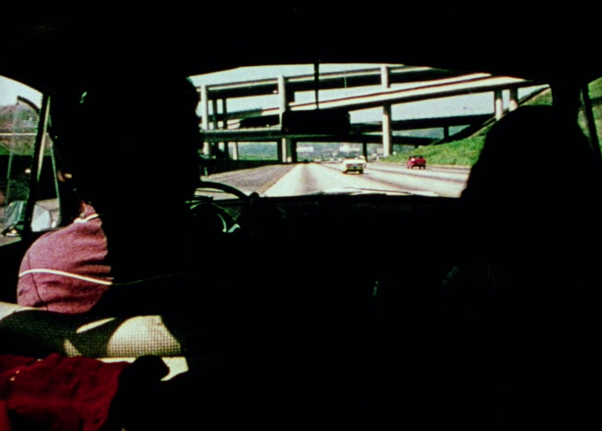 THE UNITED STATES OF AMERICA (1975), one of the major works of the structuralist film movement of the 1970s, is a richly revealing portrait of Vietnam-era America as seen through the windshield of the filmmakers’ car while on a road trip from New York to Los Angeles.
