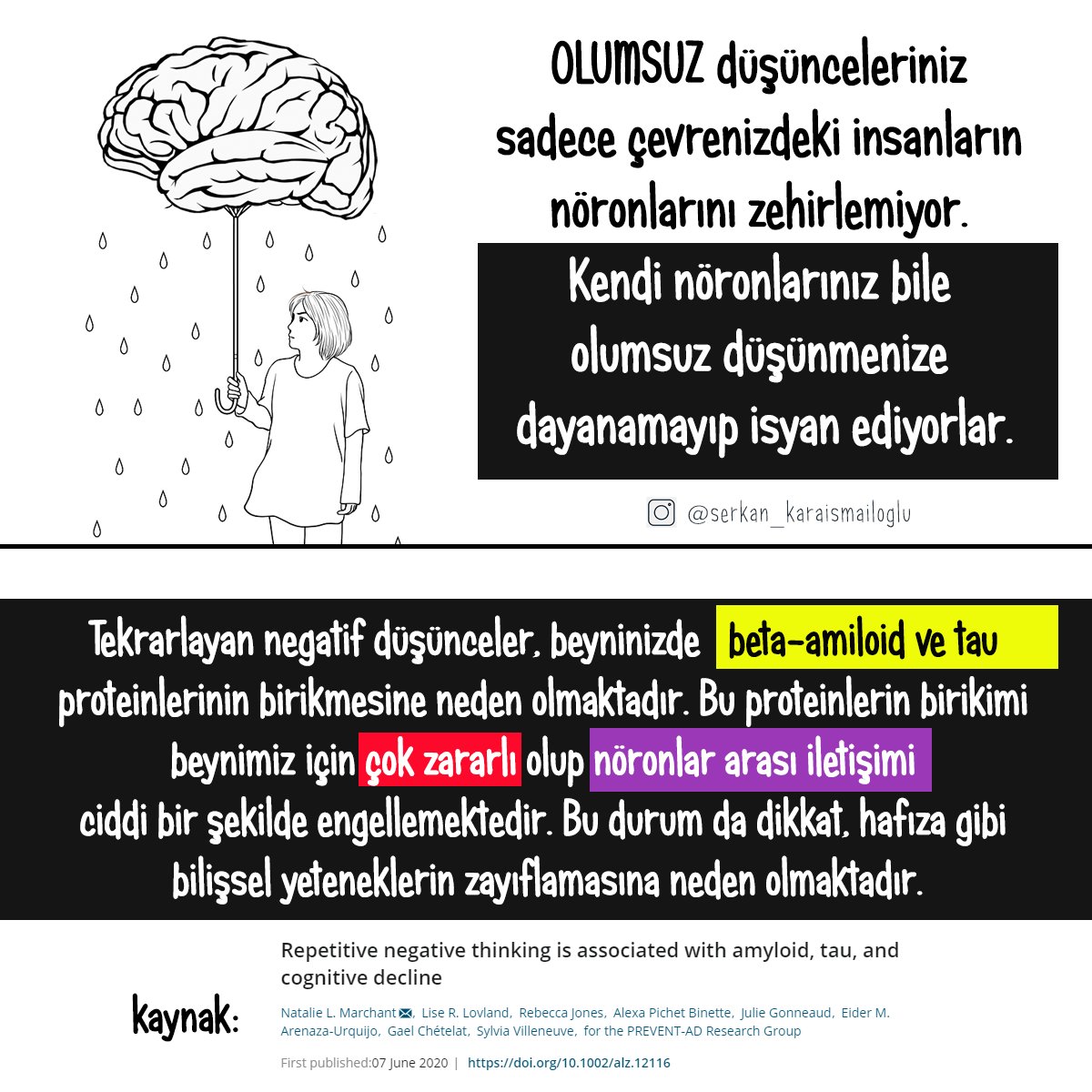 Nöronlarınızın sizi sevmesini istiyorsanız, siz de nöronlarınızı sevin. Onlara pozitif yaklaşın ki, onlar da sizinle uzun yıllar vakit geçirmek istesinler.

instagram.com/p/CBi13iQspim/