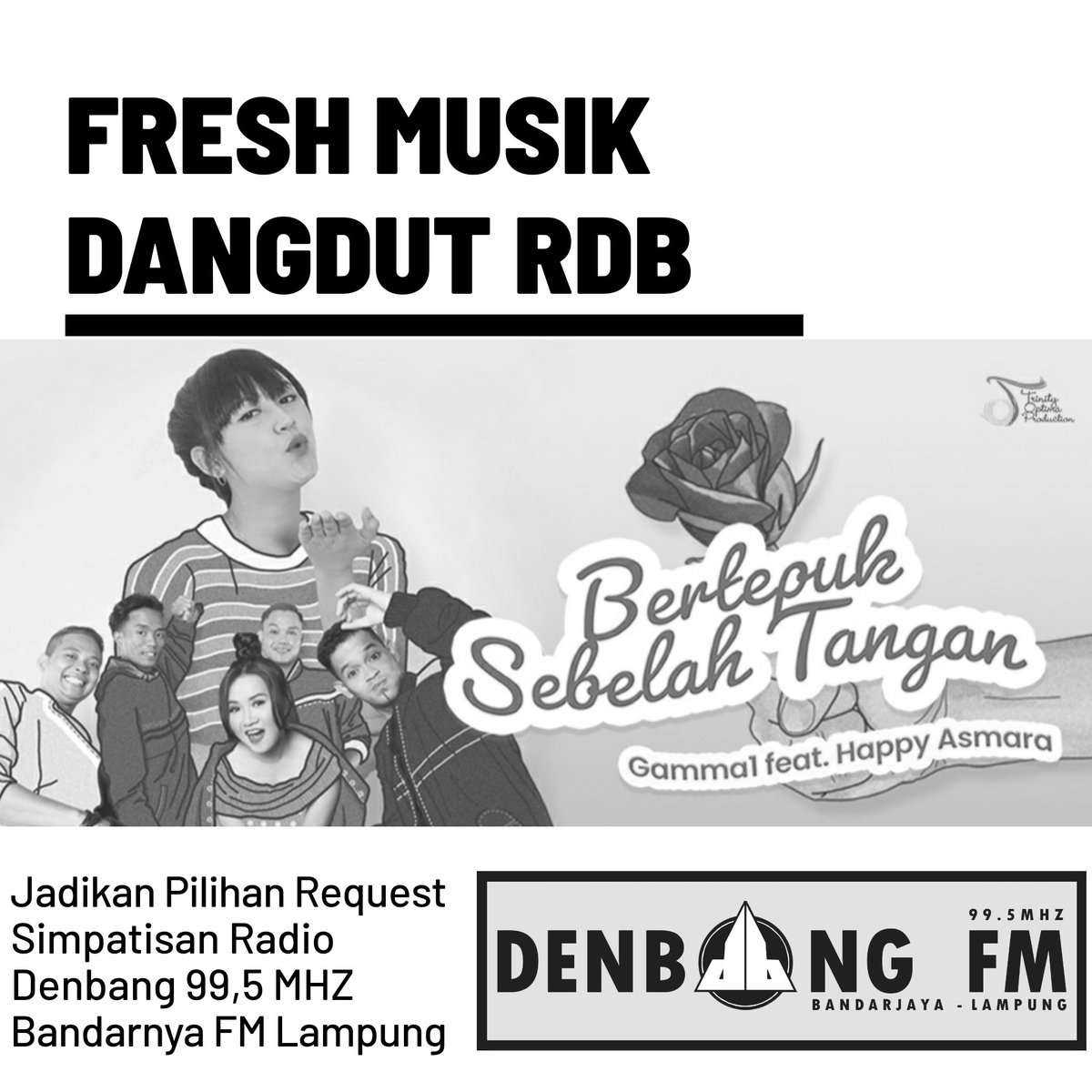 Sukses dimainkan #BertepukSebelahTangan
<a href="/Gamma1_band/">Gamma1</a> ft. <a href="/happy_asmara/">Happy Asmara</a>
Label <a href="/TrinityOptimaP/">Trinity Optima Production</a> 

Perdana Gobay #SEGER
#SEleraGEndangRasa
Rabu 17.06.2020