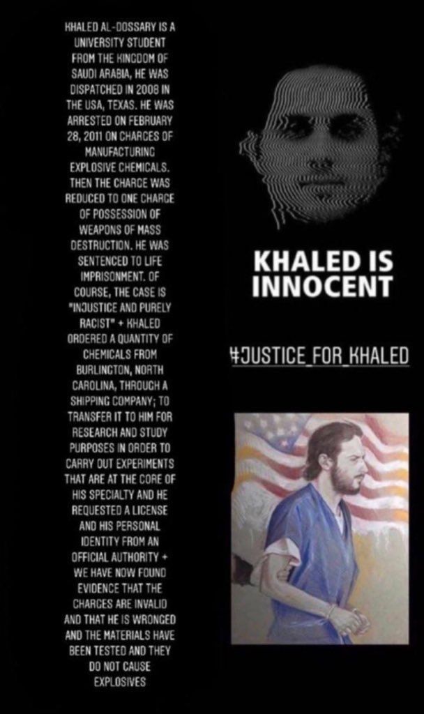 #JusticeForKhaled
