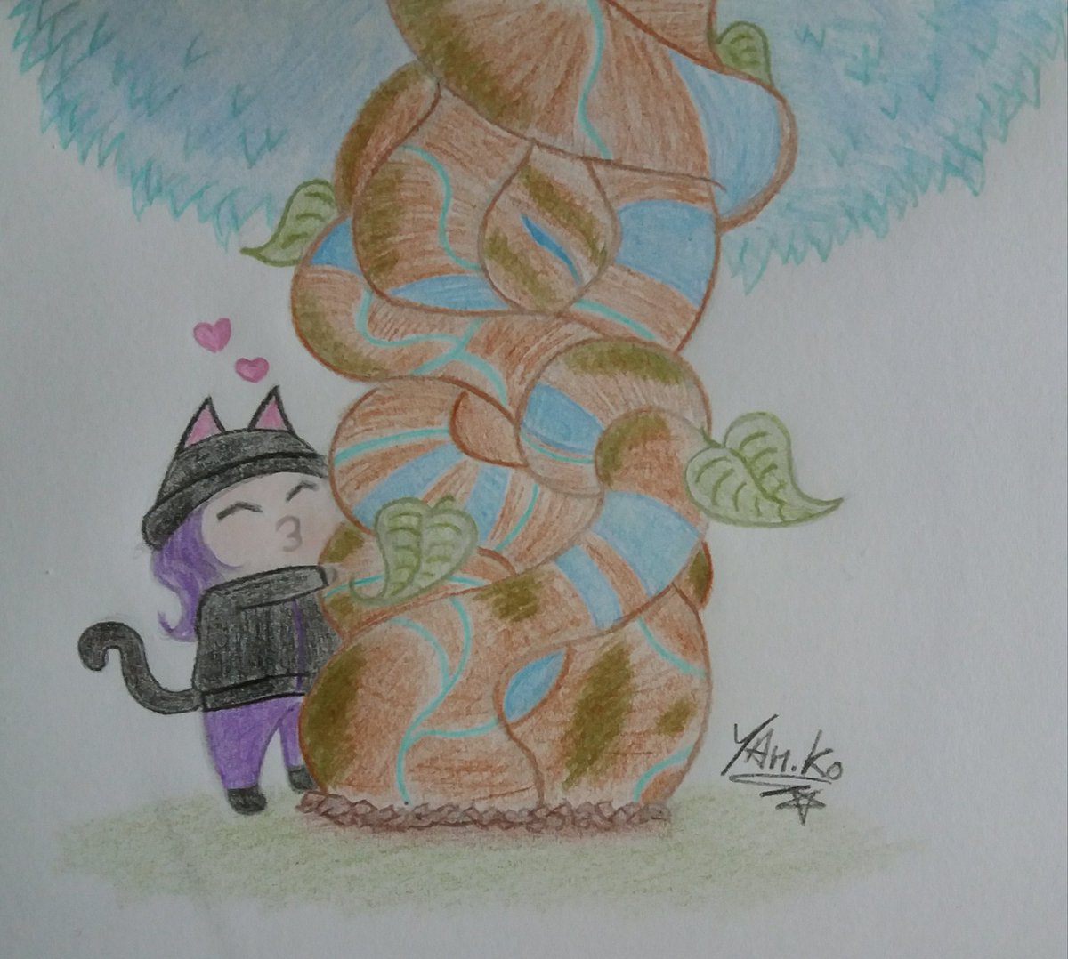 WildCatCave's tweet photo. C'est le rush final pour le sublime projet de @Maliki_officiel et @Becky_Prauquo !
Go les soutenir : https://t.co/aOwEZGLdv7 
Quant à moi, j'ai déjà bichonné ce bel arbre. 😽💕

#MalikiBlog3 #SouffleDeVie https://t.co/QqyqepUDS4