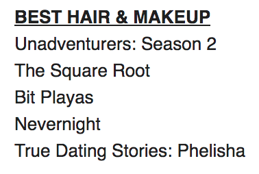 The Square Root (@squarerootdrama) on Twitter photo Congrats to Shelby Loos on her nomination for BEST HAIR & MAKEUP at this year's <a href="/TOWebFest/">T.O. WebFest</a> for her work on <a href="/squarerootdrama/">The Square Root</a>! Congrats to Shelby Loos on her nomination for BEST HAIR & MAKEUP at this year's <a href="/TOWebFest/">T.O. WebFest</a> for her work on <a href="/squarerootdrama/">The Square Root</a>!