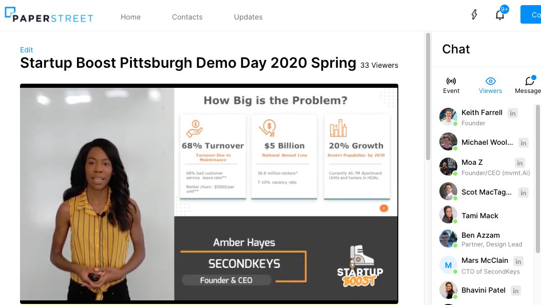 FoundersBoost (@foundersboost) on Twitter photo Next up on stage at today's <a href="/startupboostpgh/">Startup Boost Pittsburgh</a> #DemoDay sponsored by <a href="/Dentons/">Dentons</a> is <a href="/SecondKeysInc/">SecondKeys</a>
You can still register by going to: startupboost.org/demoday2020spr……
#StartupBoost #PreAccelerator Next up on stage at today's <a href="/startupboostpgh/">Startup Boost Pittsburgh</a> #DemoDay sponsored by <a href="/Dentons/">Dentons</a> is <a href="/SecondKeysInc/">SecondKeys</a>
You can still register by going to: startupboost.org/demoday2020spr……
#StartupBoost #PreAccelerator