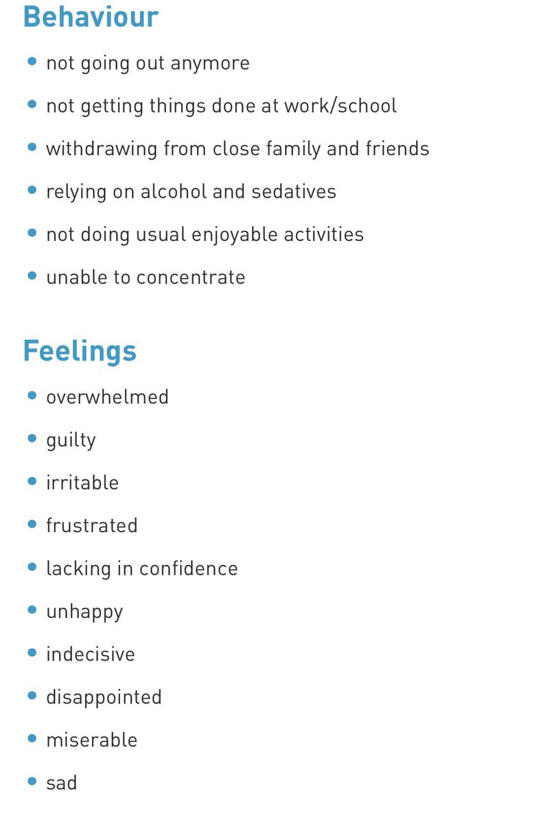 It’s Men’s Health Week so I’m sharing signs &amp; symptoms of depression (for all genders). The hardest parts can be overcoming the stigma or self-acceptance or saying “it’s just a phase”. There’s only good that can come from speaking to someone. beyondblue.org.au/the-facts/depr…
