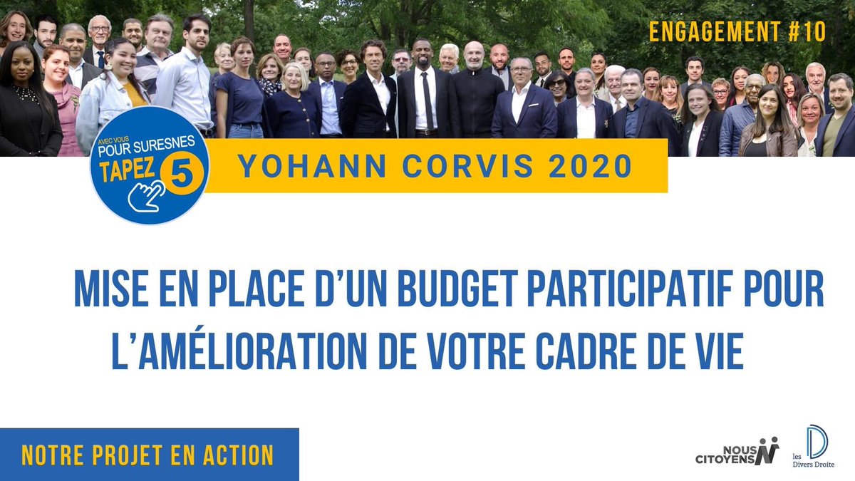 Notre projet en action : Engagement #10 avec vous pour Suresnes.
#Elections2020 #suresnes #hautsdeseine #yohanncorvis #avecvouspoursuresnes #Municipales2020
