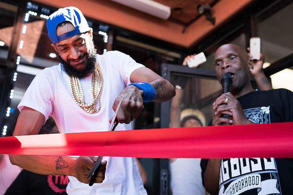 XXL's tweet photo. Three years ago today, Nipsey Hussle opened The Marathon Store on Slauson 🏁 https://t.co/BAVtk2fy3u
