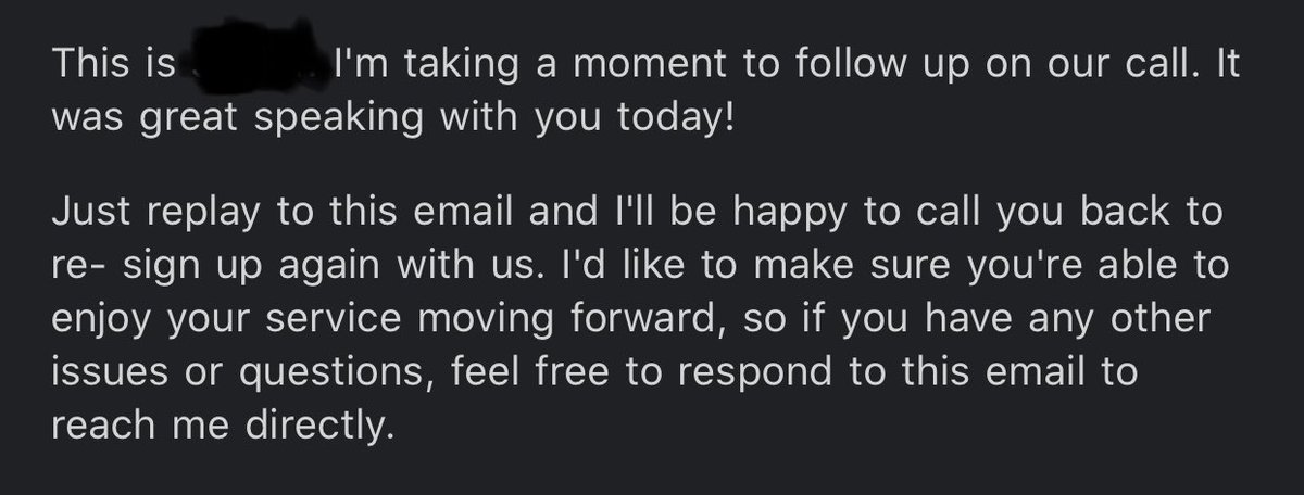 But these guys were persistent. Called again and again. Then upped the bonus to $100 (that’s 4 haircuts btw  @sarah_cone), so I was like fine you’ll have to call me back and walk me through the steps.