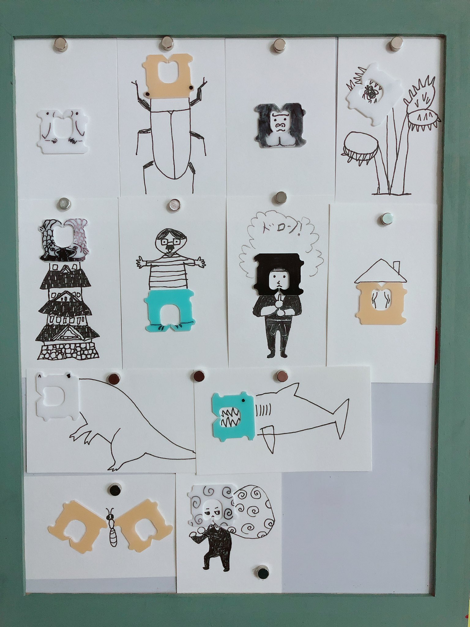 芸術的センス抜群!パンの袋をとめる“あれ”で作られた作品たちが可愛い! 話題の画像プラス