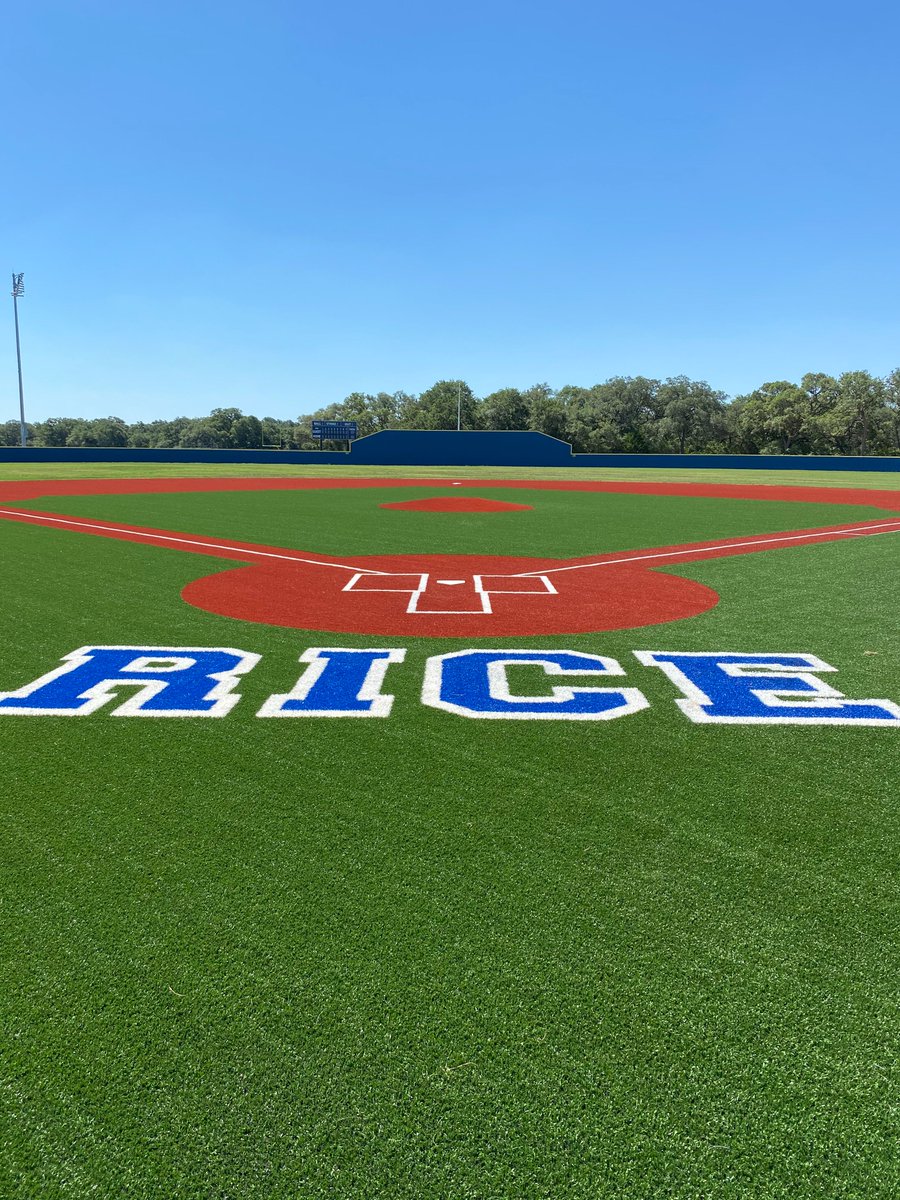 RS3Turf's tweet photo. .@ricehsraiders @Rice_RaidersBB &amp; @ricesoftball will be playing on our #NR34 synthetic turf system in 2021!

Produced with @ActGlobalTurf, this system was specifically designed for diamond sports to mimic natural fields while maintaining durability and consistency day after day. https://t.co/Lg71OR5ijZ