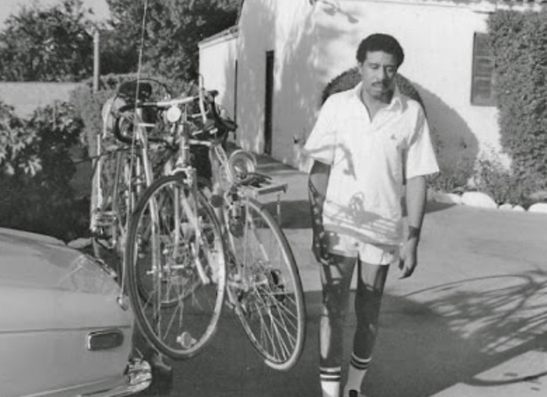 Richard Pryor rode bikes in the late 70s (photo Pam Grier!)