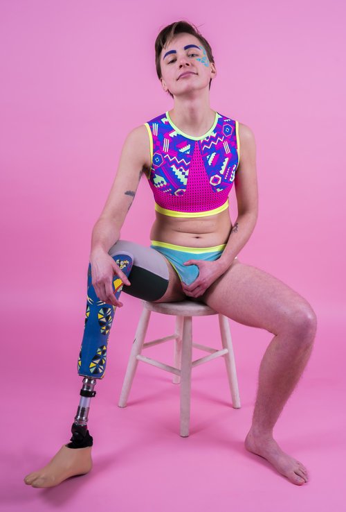  @rebirthgarments: Rebirth Garments is a Filipinx, nonbinary-owned company based in Chicago that focuses on uplifting the disabled & queer community through GNC, innovative wearables & radical visibility. Super exciting colors and designs, huge recommend!  http://rebirthgarments.com/ 