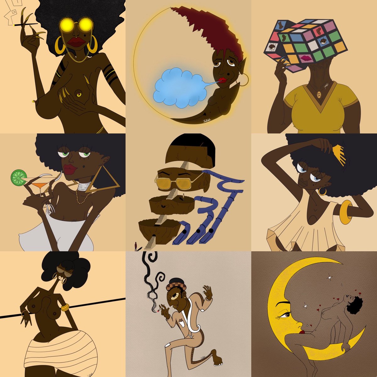 Izzyalright's tweet image. My art is my biggest flex.