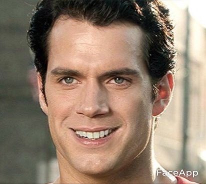 FaceAppFuckery's tweet photo. Fixing #ZackSnyder’s #Superman one smile at a time..

#HenryCavill https://t.co/Jpt3fJ1w6I