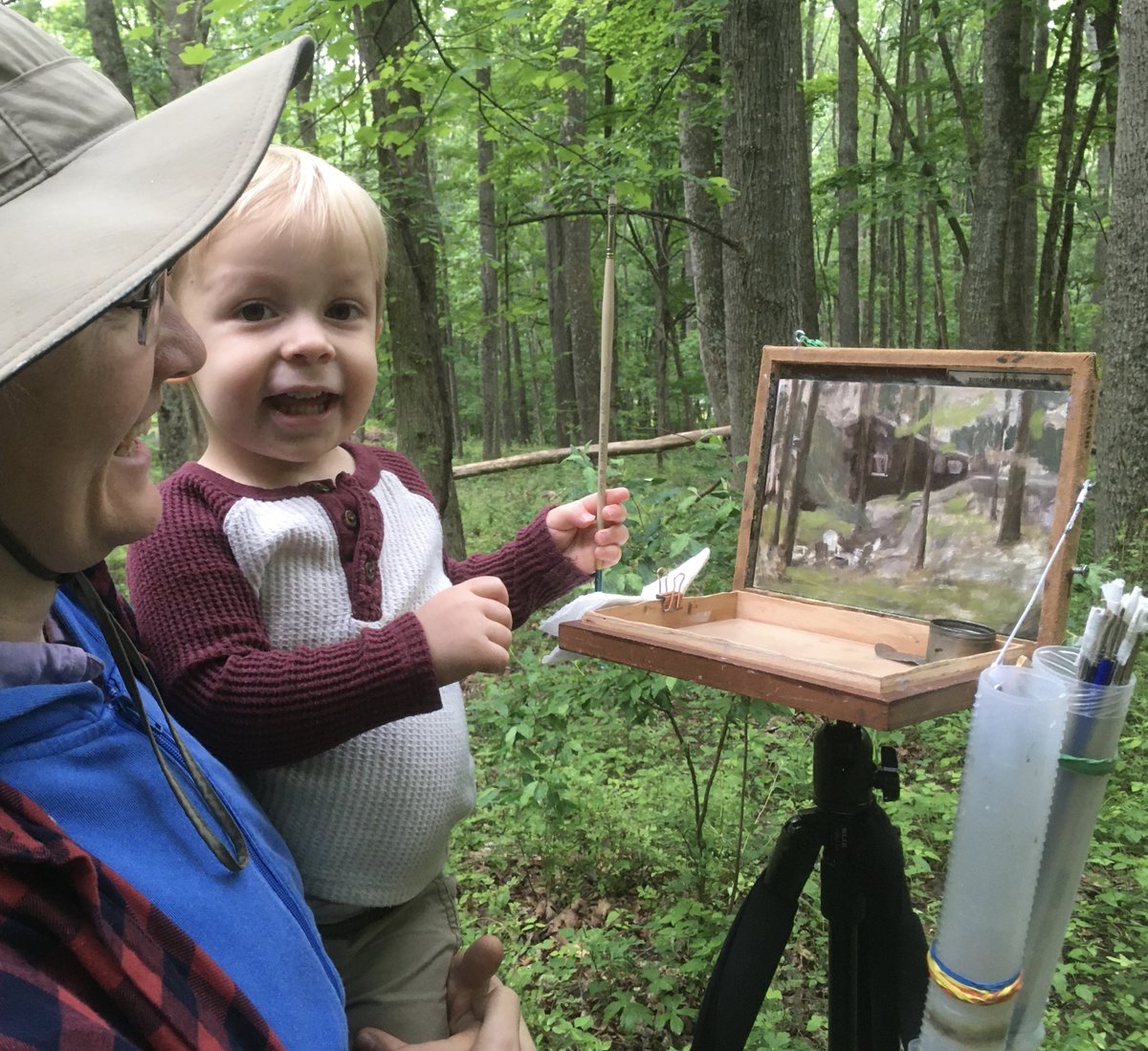 bethanyleeart's tweet photo. I've been auntie daycare for a 2 &amp; 4-year-old since March. Here's my blog post about how I keep them alive plus continue working as an artist: https://t.co/TvjMvtZGg5 
How have you integrated work and quarantine craziness? https://t.co/x2gqLvGrOT